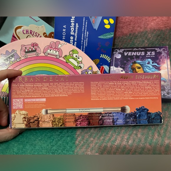 Makeup BUNDLE Eyeshadow Palettes Lime Crime Sanrio Too Faced Sephora Hello Kitty - Picture 12 of 16